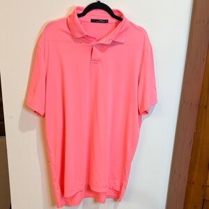 RLX Ralph Lauren Vibrant Pink Pique Performance Polo Shirt